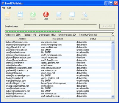 eMail Validator 1.0.0 screenshot