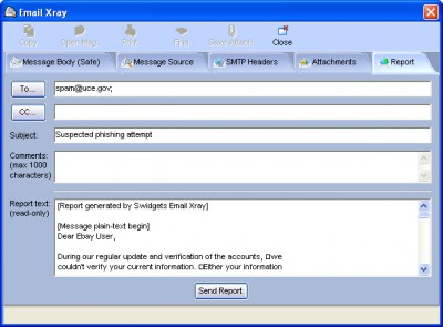Email Xray 2.6.1 screenshot