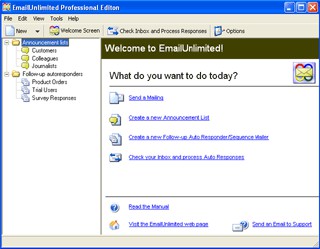 EmailUnlimited Free Edition 7.6.61 screenshot