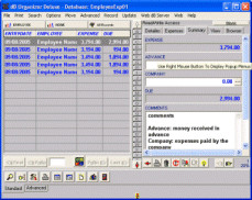Employee Expense Organizer 4.12 screenshot