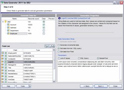EMS Data Generator for DB2 3.0 screenshot