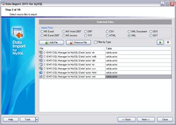 EMS Data Import for MySQL 3.3 screenshot
