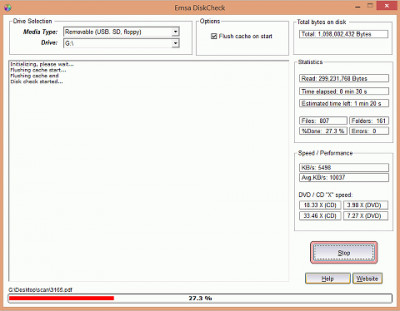 Emsa Disk Check 1.2.29 screenshot