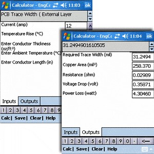 EngCalc(Elect)- PocketPC Calculator 2.0 screenshot