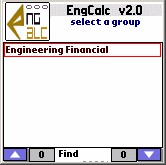 EngCalc(Financial)- Palm Calculator 2.0 screenshot