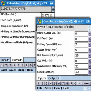 EngCalc(Mech)- PocketPC Calculator 2.0 screenshot