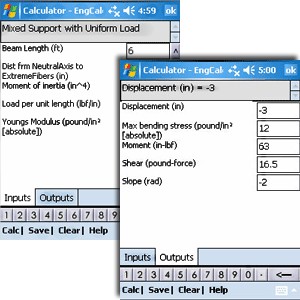 EngCalc(Struct)- PocketPC Calculator 2.0 screenshot