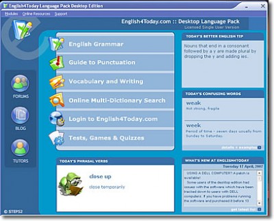 English Language Desktop Edition 1.08 screenshot