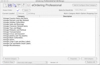 eOrdering Professional 4.1.2 screenshot