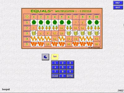 EQUALS Math Jigsaw Puzzles 1.02 screenshot
