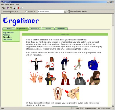 Ergotimer 2.1 screenshot