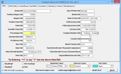 ESBPCS for VCL 6.9.0 screenshot