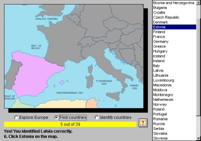 European Geography Tutor 1.7.0 screenshot