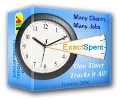 ExactSpent Time Tracking Software 2006 screenshot