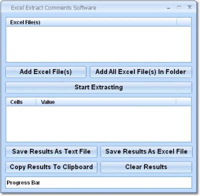 Excel Extract Comments Software 7.0 screenshot