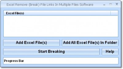 Excel Remove (Break) File Links In Multiple Files 7.0 screenshot