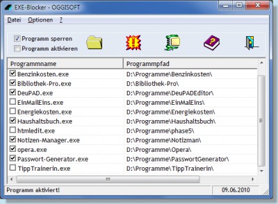 EXE-Blocker 2012.1.78 screenshot