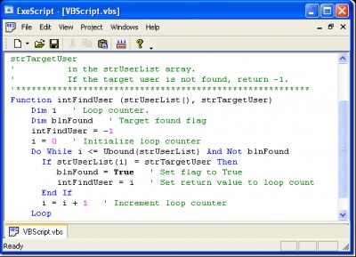 ExeScript 2.0 screenshot