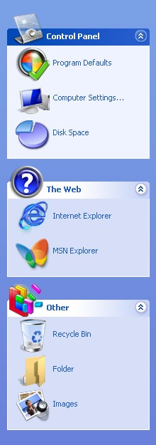 ExplorerBarXP 2.0 screenshot
