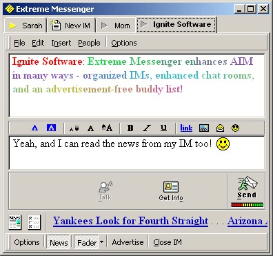 Extreme Messenger for AIM 1.6.1 screenshot