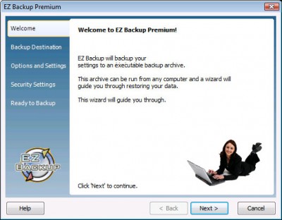 EZ Backup IncrediMail Premium 6.23 screenshot