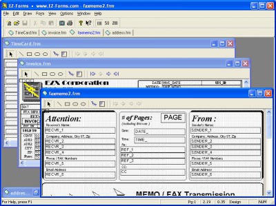 EZ-Forms Express 5.50.ec.22 screenshot