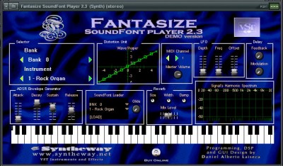 Fantasize Soundfont Player VSTi 2.3 screenshot