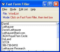 Fast Form Filler 4.0.0 screenshot