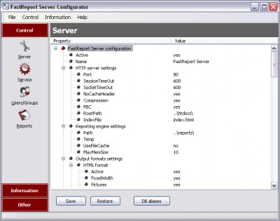 FastReport Server 2.3 screenshot