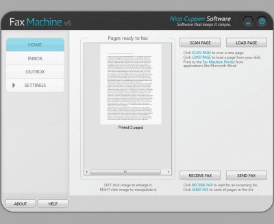 Fax Machine 6.06 screenshot