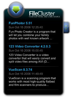 FeedFetcher Yahoo! Widget 1.1 screenshot