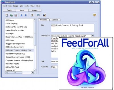 FeedForAll 2.0.4.0 screenshot