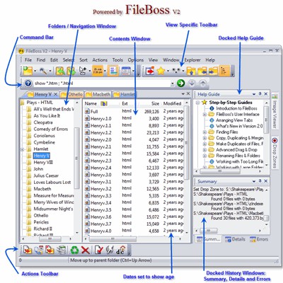 FileBoss 2.515 screenshot