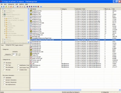 FileCategorizer 1.0 screenshot