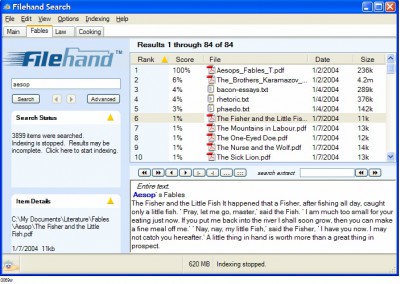 Filehand Search 3.0 screenshot