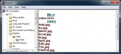 FilePad 1.2.0.1 screenshot