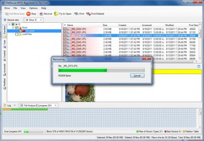 FileRescue for NTFS 4.16 screenshot