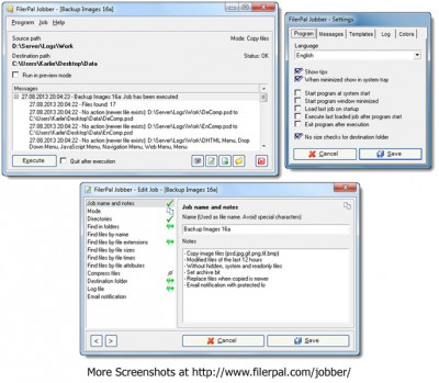 FilerPal Jobber 3.02.01 screenshot