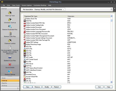 FileStream WinSettings Pro 11.0 screenshot