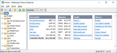 Finance Explorer 9.0.0 screenshot