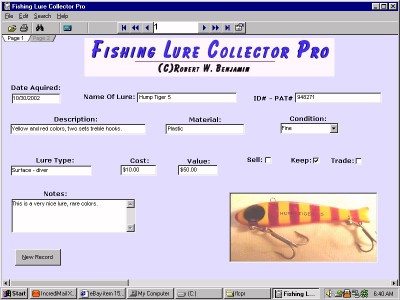 Fishing Lure Collector Pro 10.0 screenshot