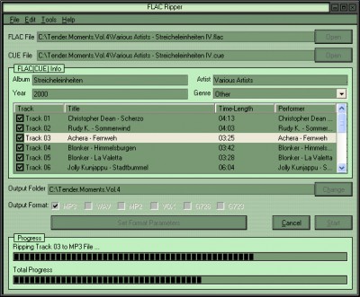 FLAC Ripper 5.1.0 screenshot
