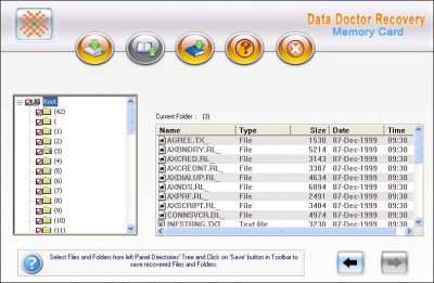 Flash card files undelete tool 3.0.1.5 screenshot