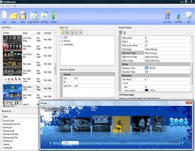 Flash Menu Labs Standard Edition 2.03 screenshot