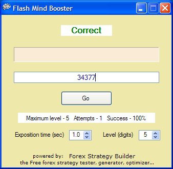 Flash Mind Booster 1.0 screenshot