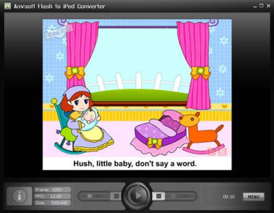 Flash to iPod Converter 2.12 screenshot