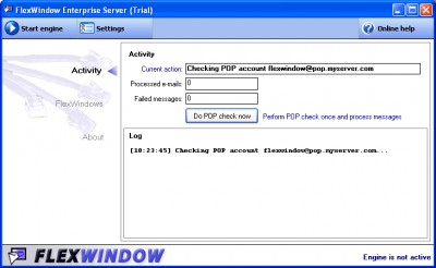 FlexWindow Enterprise Server 1.0.1 screenshot