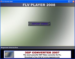FLV Player 2008 1.2 screenshot