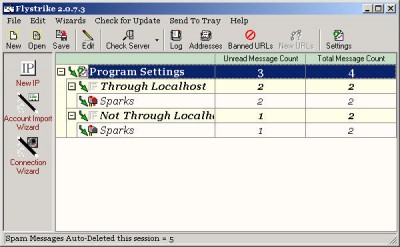 Flystrike Spam Interrogator 1.6 screenshot
