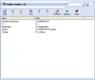 Folder Guide 1.2 screenshot